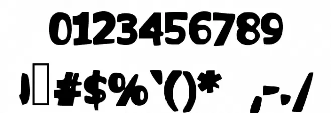 Commy Font OTHER CHARS