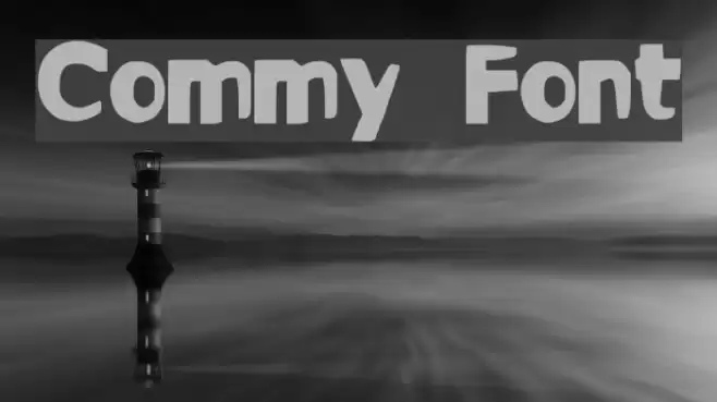 Commy Font examples