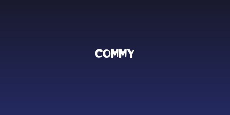 Commy Social Header