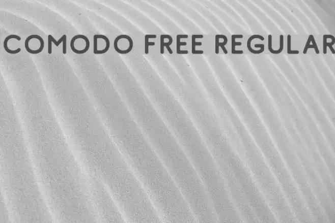 Comodo Free Regular Font examples