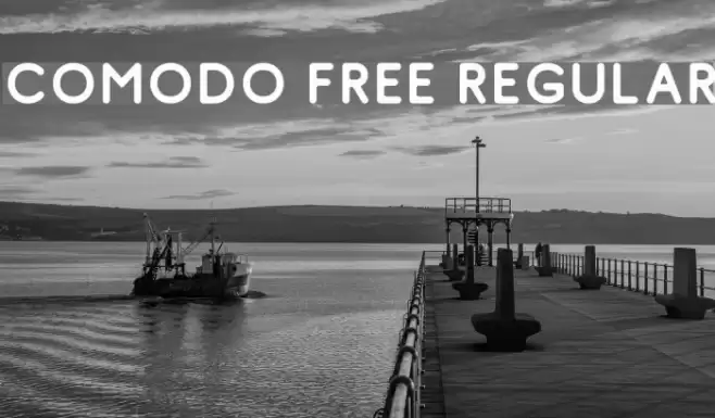 Comodo Free Regular Font examples