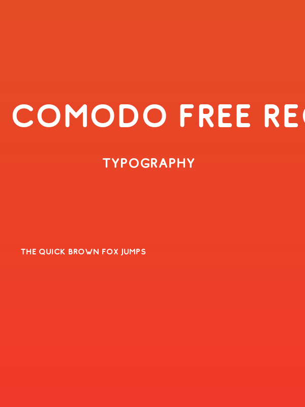 Comodo Free Regular Poster