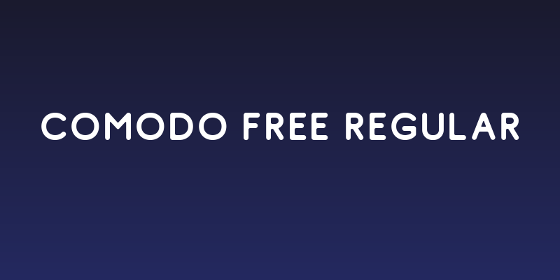 Comodo Free Regular Social Header