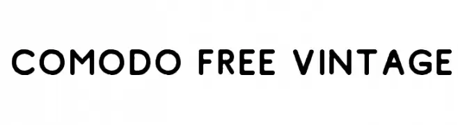 Comodo Free Vintage  Frei Schriftart Herunterladen