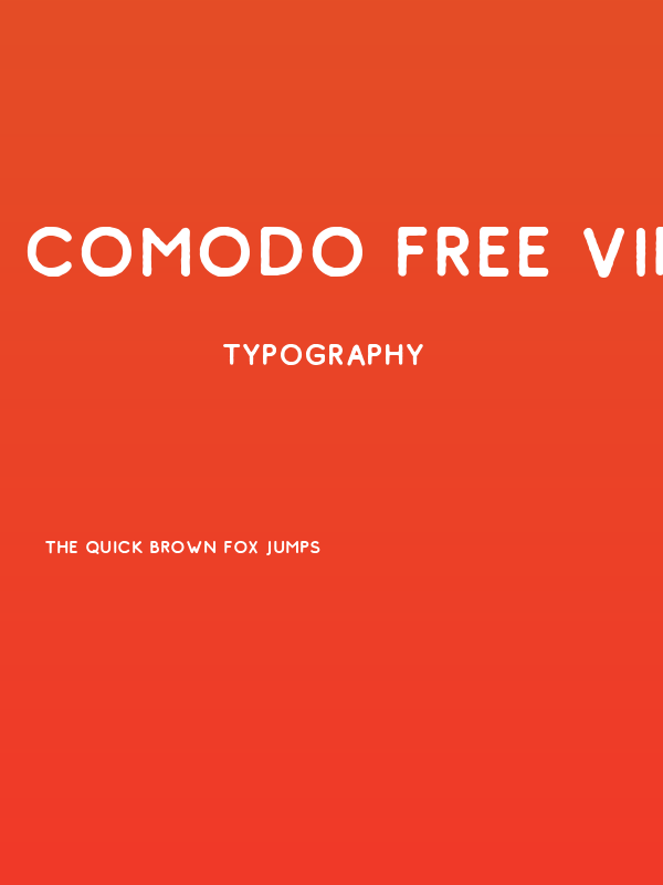Comodo Free Vintage Poster