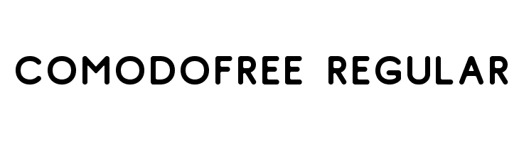ComodoFree-Regular Font