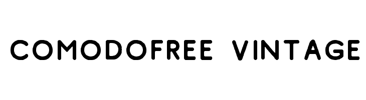 ComodoFree-Vintage Font