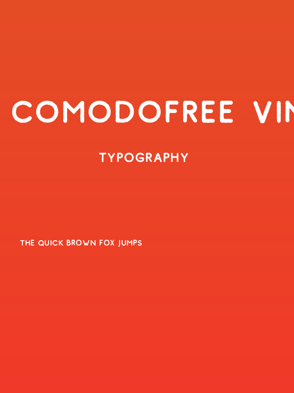 ComodoFree-Vintage Poster
