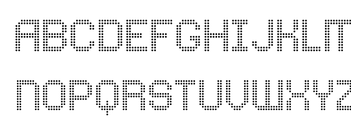 Comodot Round Bottom Font LOWERCASE