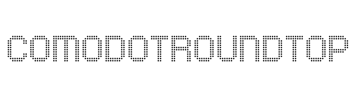 Comodot Round Top  font caratteri gratis