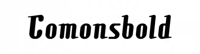 Comonsbold  Frei Schriftart Herunterladen