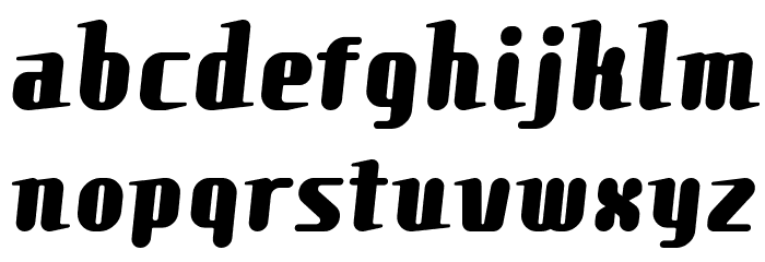 Comonsexbold Font LOWERCASE