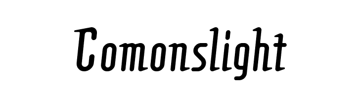 Comonslight  Free Fonts Download