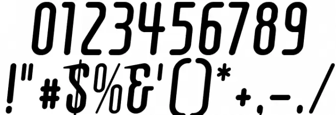 Comonslight Font OTHER CHARS