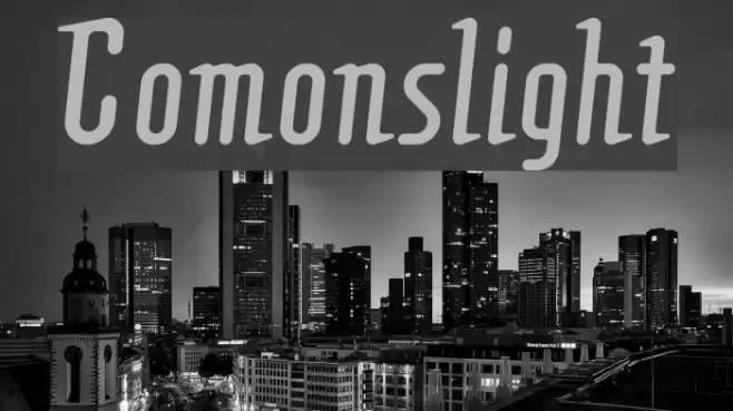 Comonslight Font examples