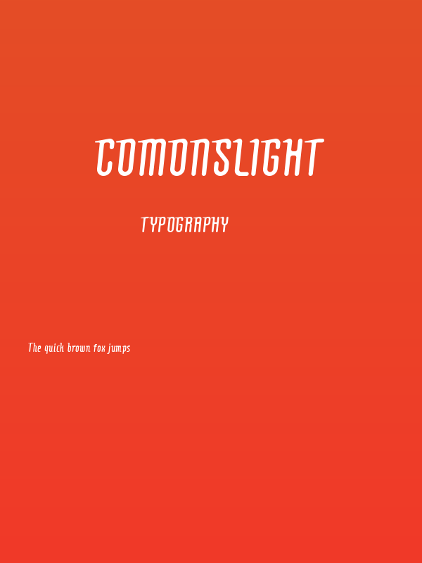 Comonslight Poster