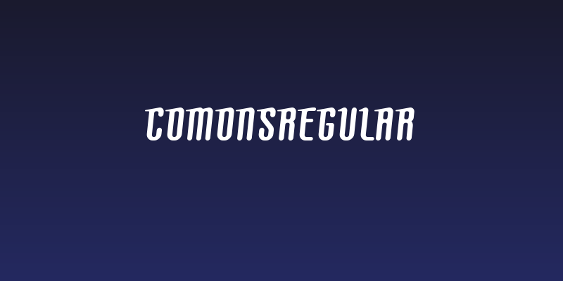 Comonsregular Social Header