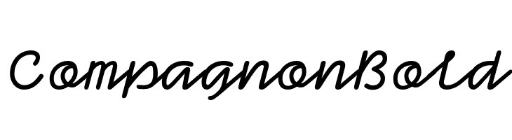 Compagnon Bold  Descarca Fonturi Gratis