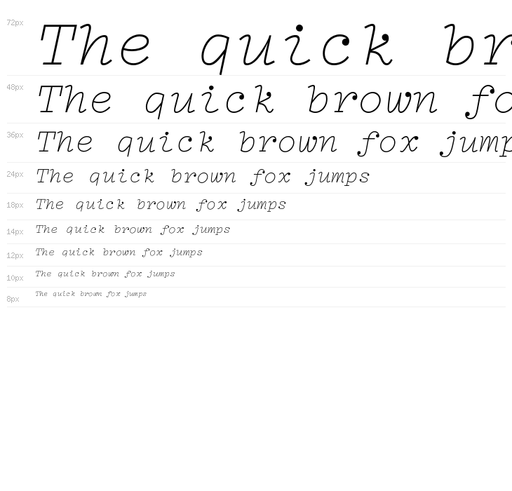 Compagnon Light Italic Waterfall