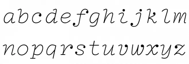 Compagnon Light Italic Fonte MINÚSCULAS