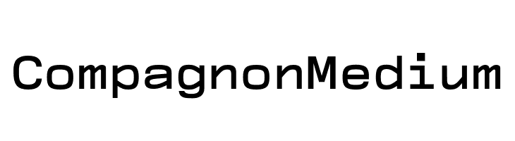 Compagnon Medium  フリーフォントのダウンロード