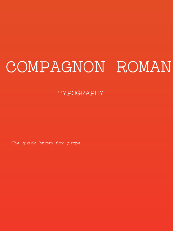 Compagnon Roman Poster