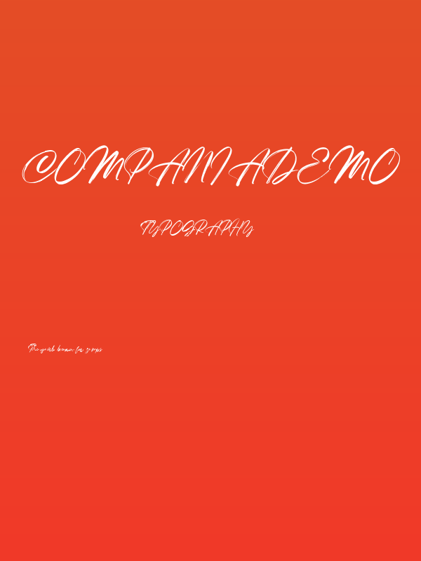 CompaniaDEMO Poster