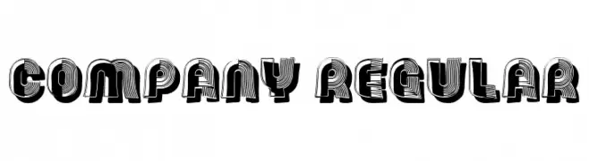 Company Regular  font caratteri gratis