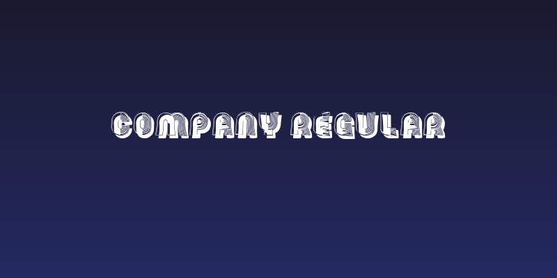 Company Regular Social Header