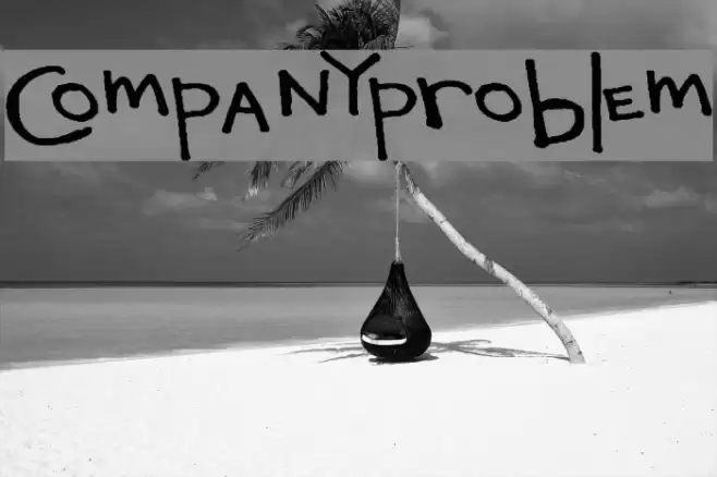 CompanyProblem Font examples