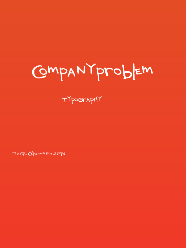 CompanyProblem Poster