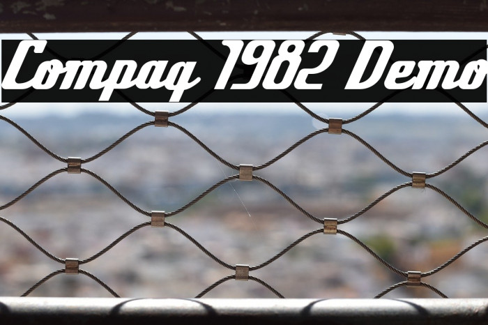 Compaq 1982 Demo Example 1