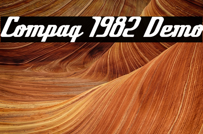 Compaq 1982 Demo Example 3