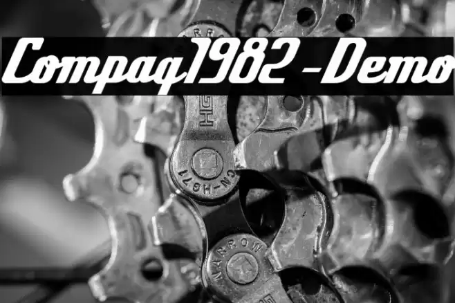 Compaq1982-Demo Font examples