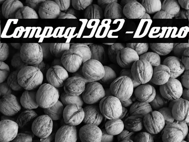 Compaq1982-Demo Font examples