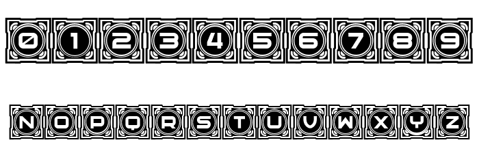 Compare Regular Font OTHER CHARS