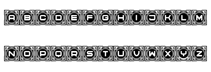 Compare Regular Font LOWERCASE