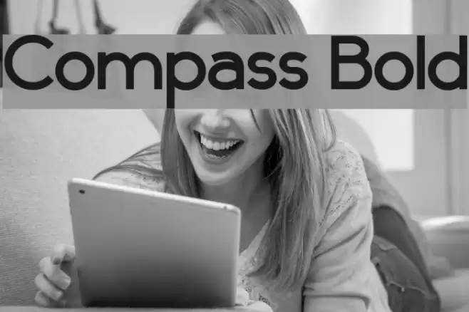 Compass Bold Font examples