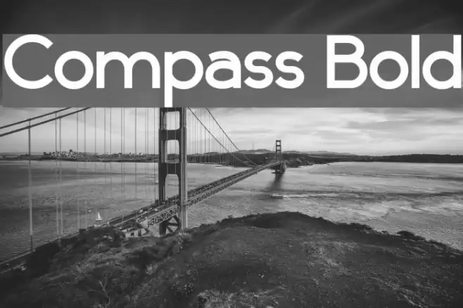 Compass Bold Font examples