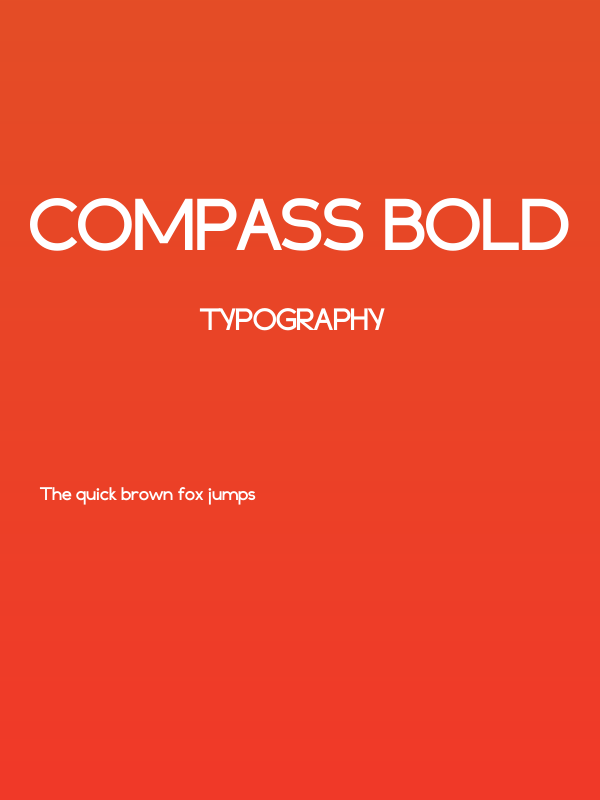 Compass Bold Poster