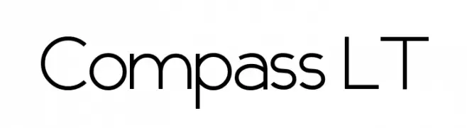Compass LT  Frei Schriftart Herunterladen
