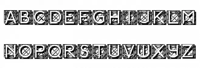 Compass Regular Schriftart Groß