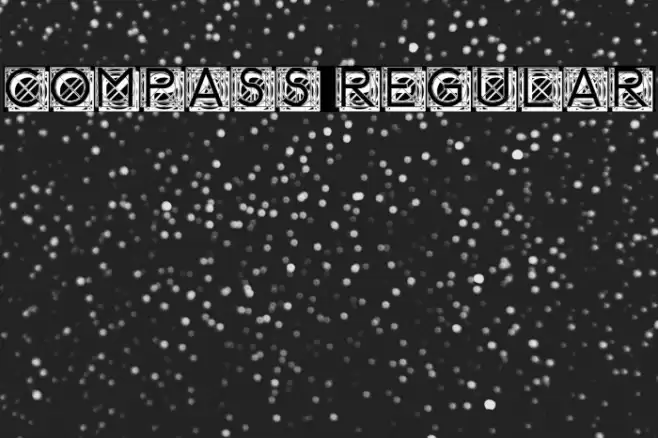 Compass Regular Font examples
