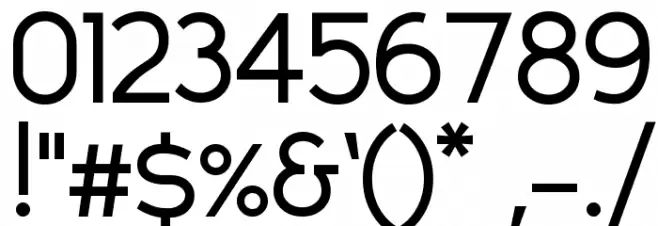 Compass Font OTHER CHARS