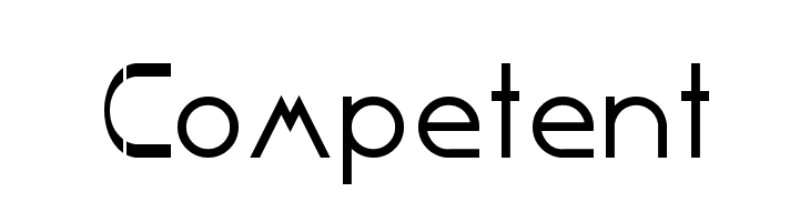 Competent  font caratteri gratis