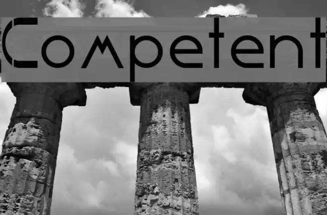Competent フォント examples
