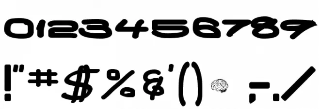 Competitor Font OTHER CHARS