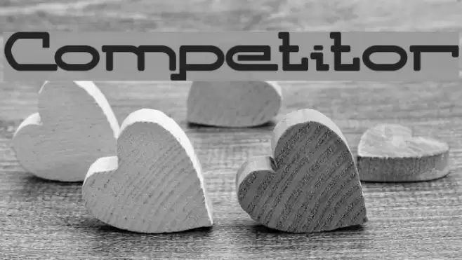 Competitor Font examples