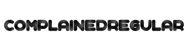 Complained Regular Font