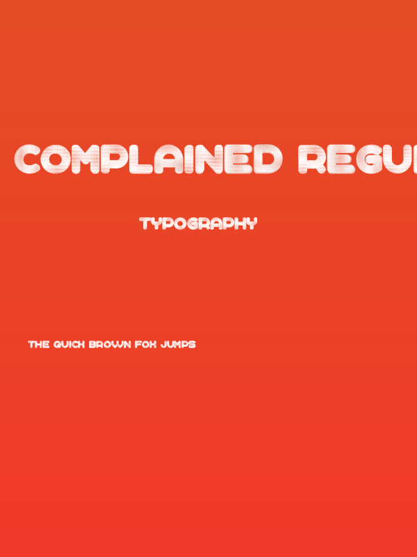 Complained Regular Poster